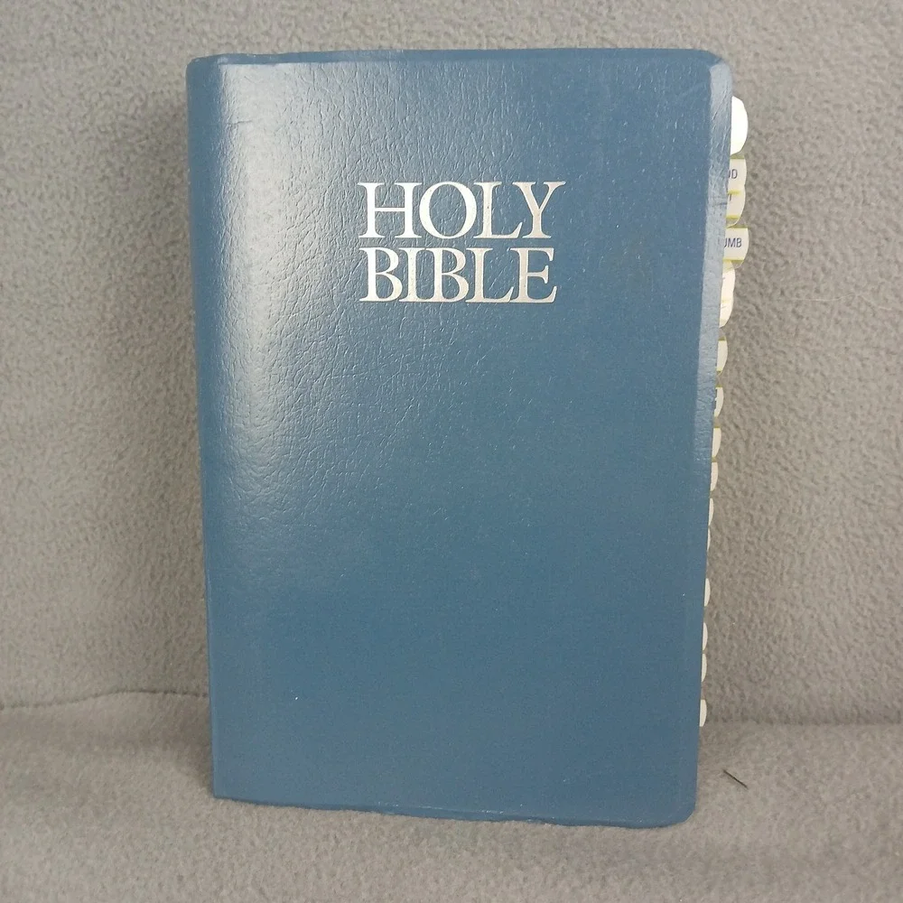 Holy Bible NIV New International Version Red Letter Indexed Blue Zondervan Helps